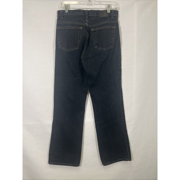 Calvin Klein Jeans Boot Cut Women’s 8 Black Overdye Cotton Denim Classic - Picture 3 of 8